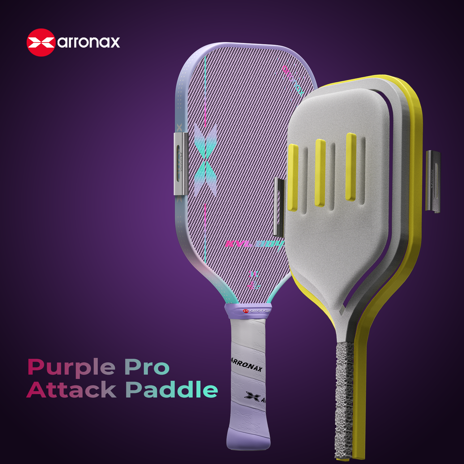 Arronax KVL004 Foam Core Kevlar Carbon Fiber Pickleball Paddle 16mm