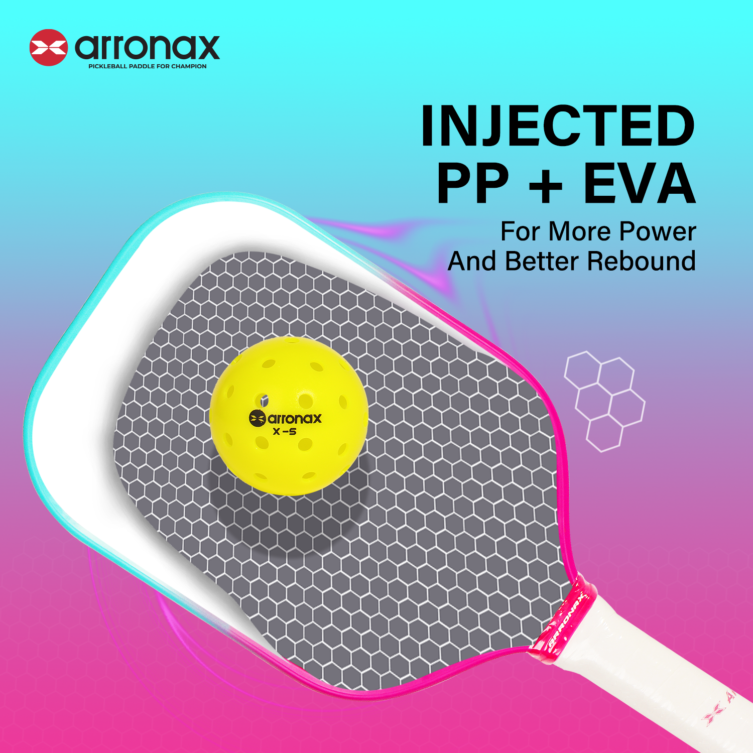 ARRONAX KVL003 Upgraded Premium Kevlar Pickleball Paddle (16mm)