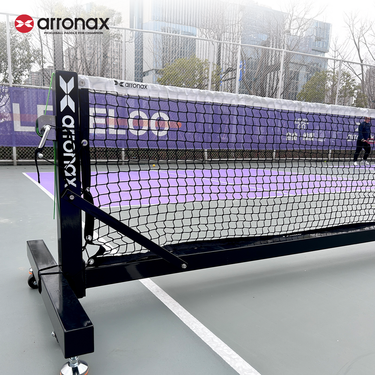 ARRONAX Tournament-Grade Pickleball Net Heavy-Duty Galvanized Steel Frame with 360° Wheels and All-Weather Durability