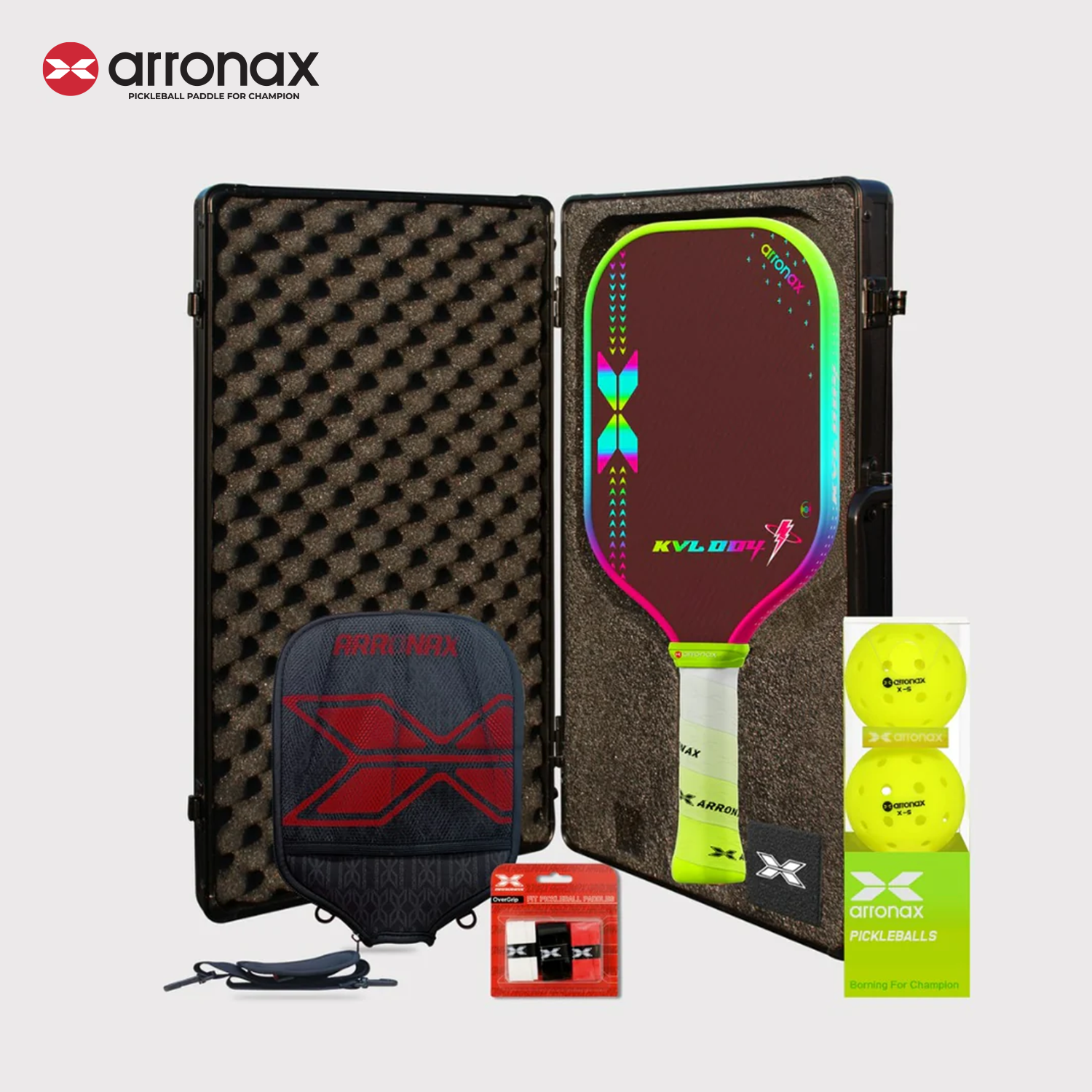 Arronax KVL004 Kevlar Carbon Fiber Pickleball Paddle 16mm