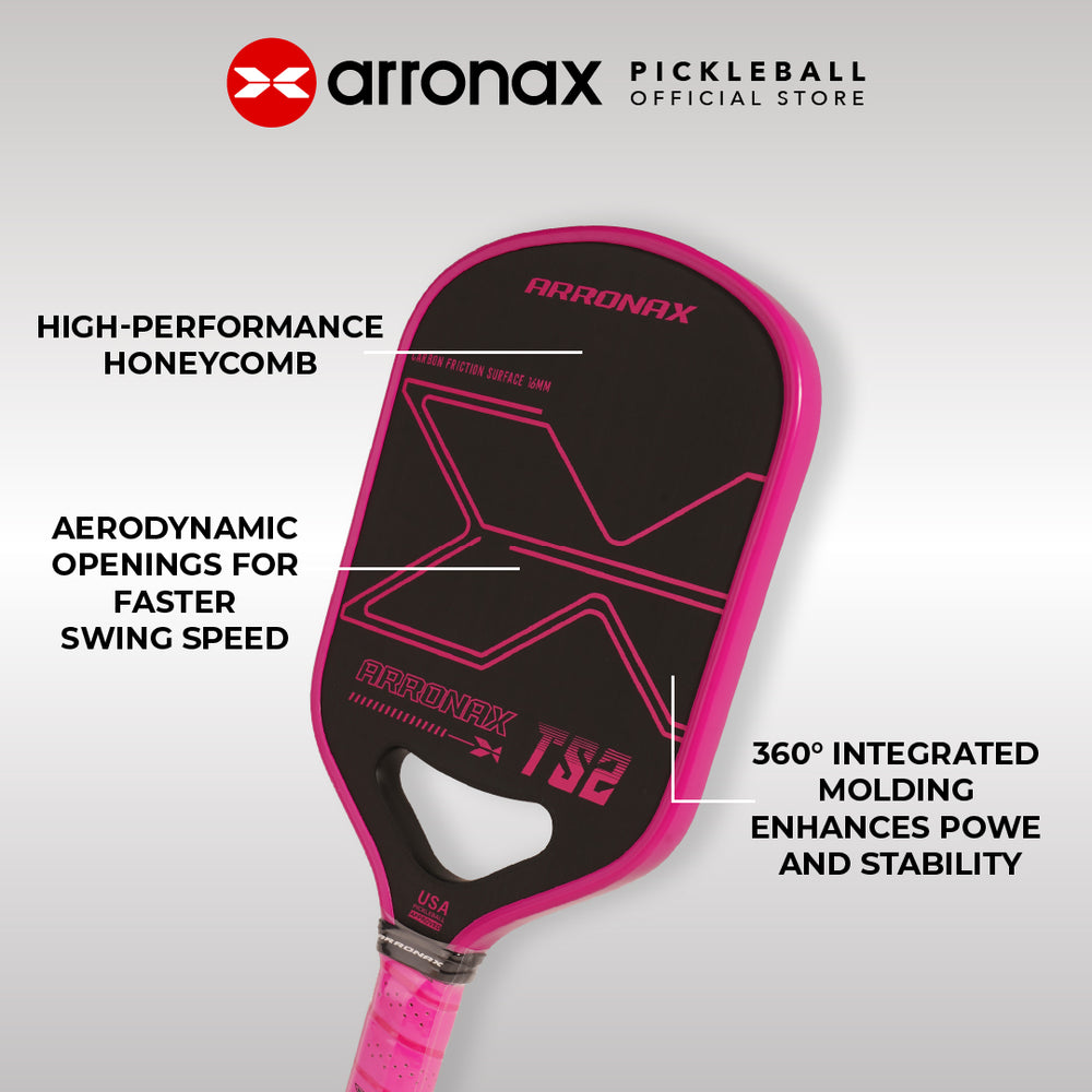 TS2 Carbon Fiber Pickleball Paddle (16mm) - Arronax.
