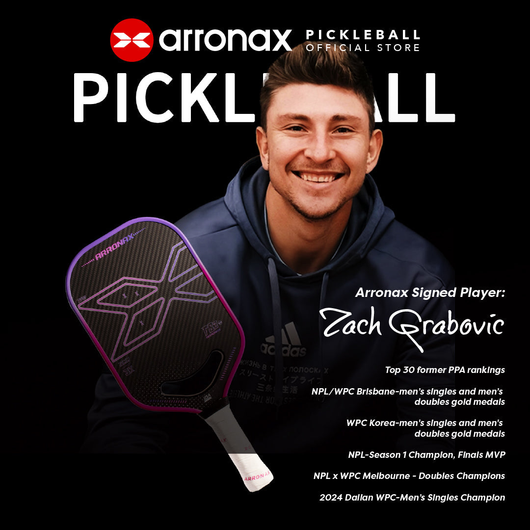2024 Arronax Pickleball Paddle TS3-16MM Carbon Friction Surface