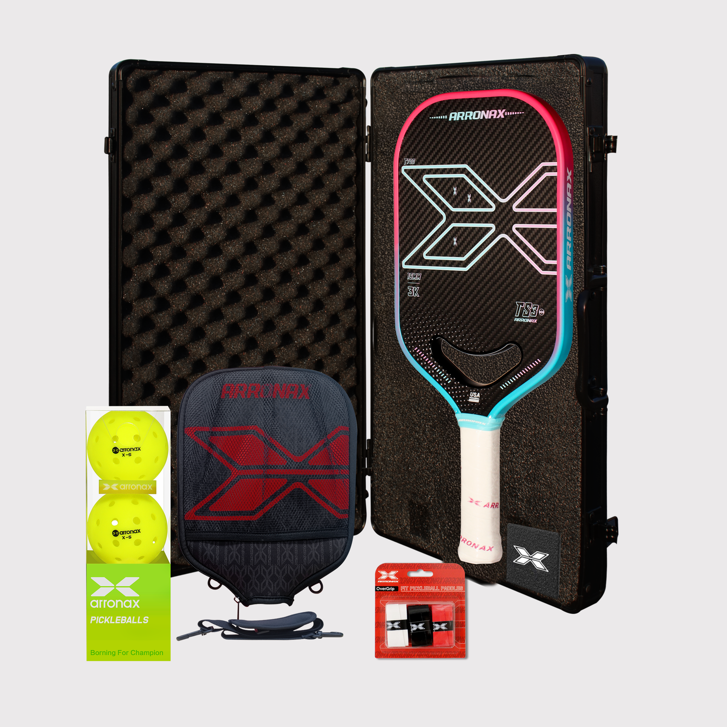 2024 Arronax Pickleball Paddle TS3-16MM Carbon Friction Surface