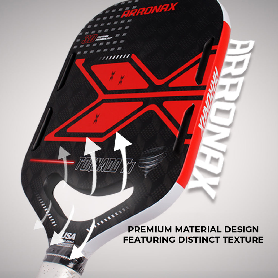 Tornado T1 Carbon Fiber Pickleball Paddle (16mm) - Arronax.