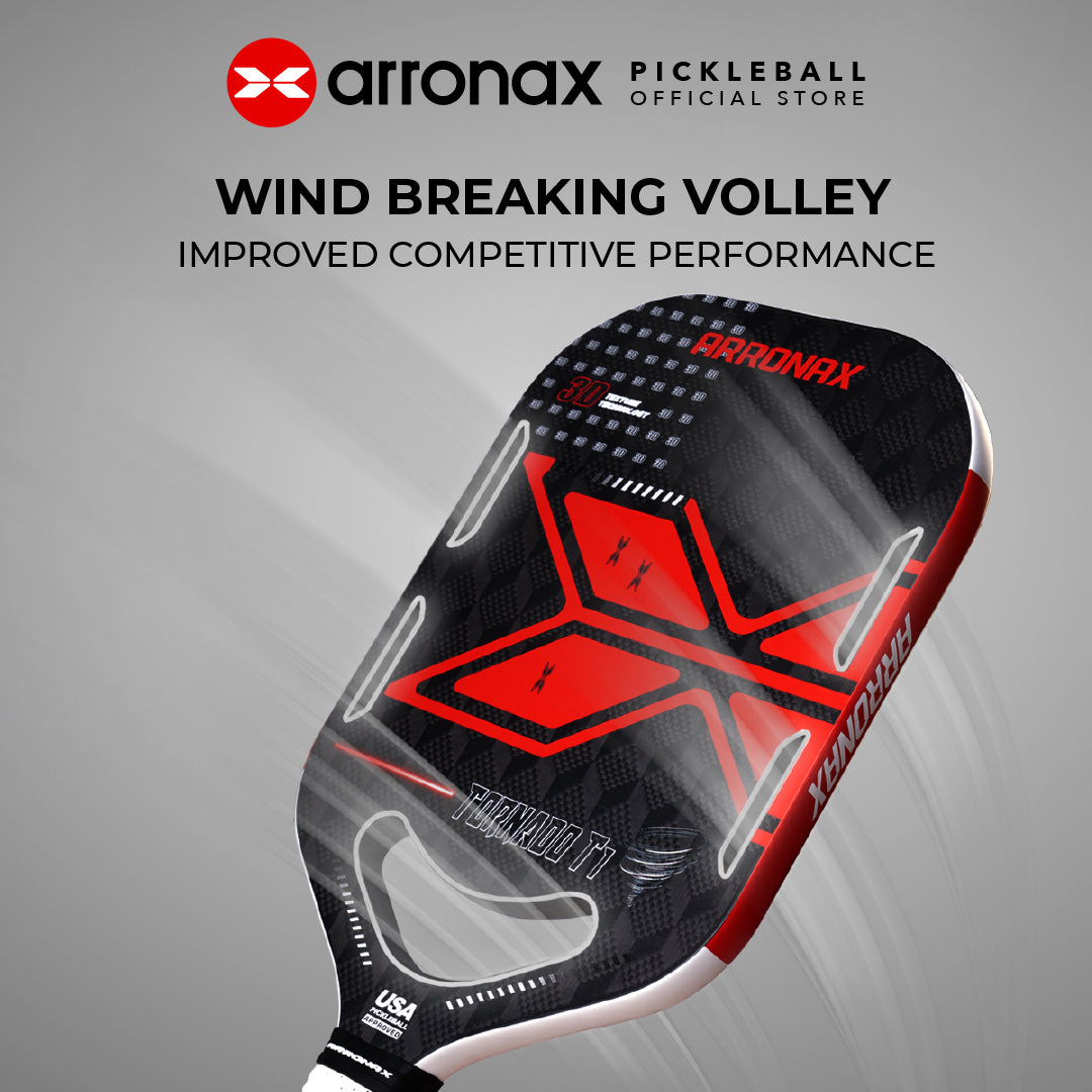 Tornado T1 Carbon Fiber Pickleball Paddle (16mm) - Arronax.