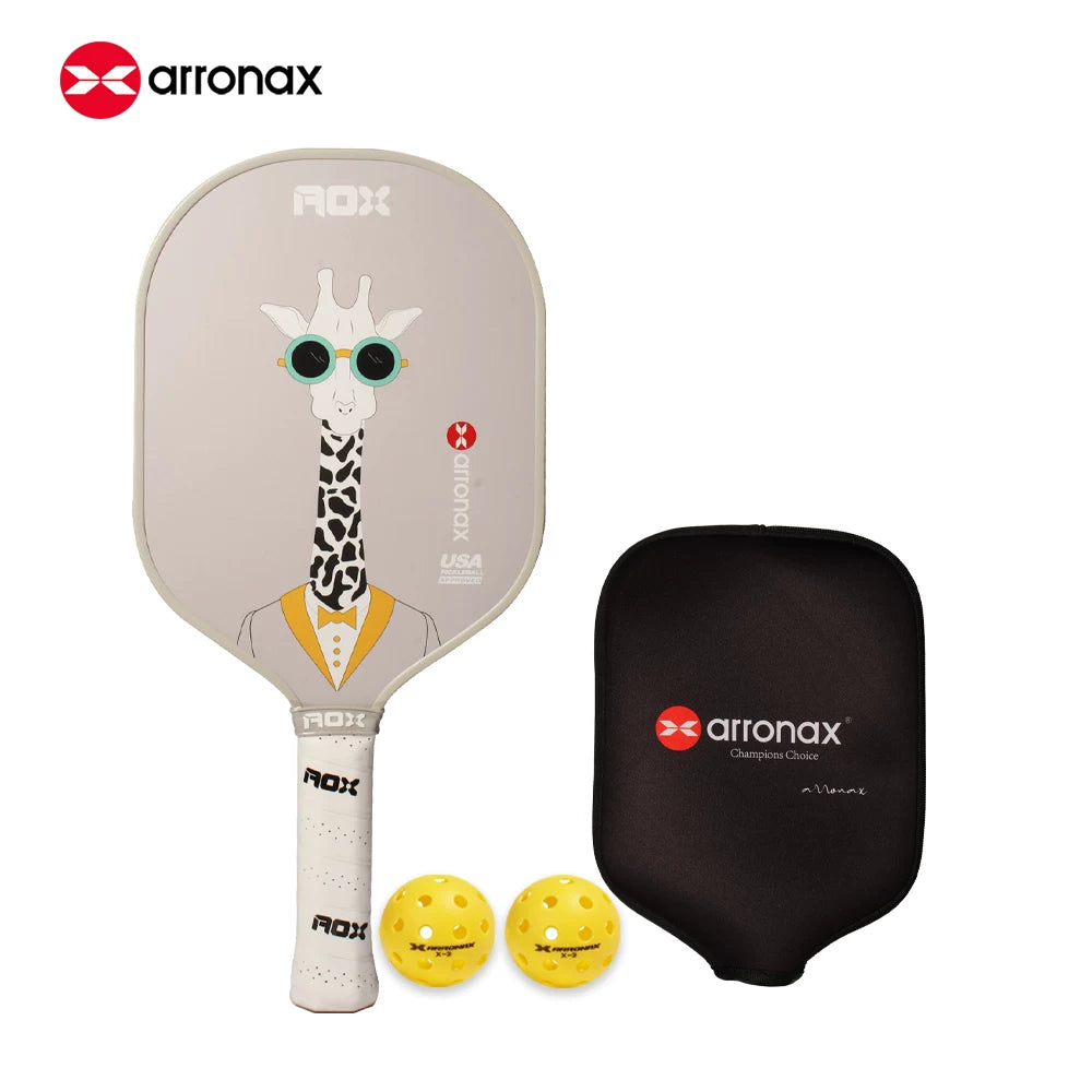 ARRONAX Kids Pickleball Paddle – Lightweight 13mm Fiberglass Junior Paddle for Kids (215g ±)