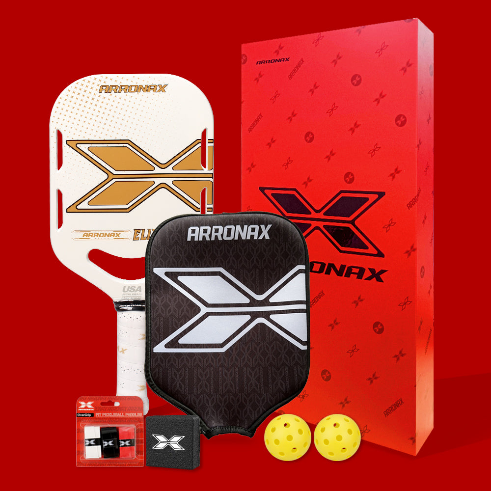 Elite X3 Carbon Traction Pickleball Paddle (16mm) - Arronax.