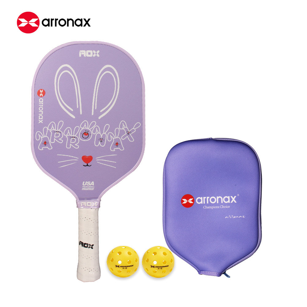 ARRONAX Kids Pickleball Rabbit Paddle – Lightweight 13mm Fiberglass Junior Paddle for Kids (215g ±) (Copy)