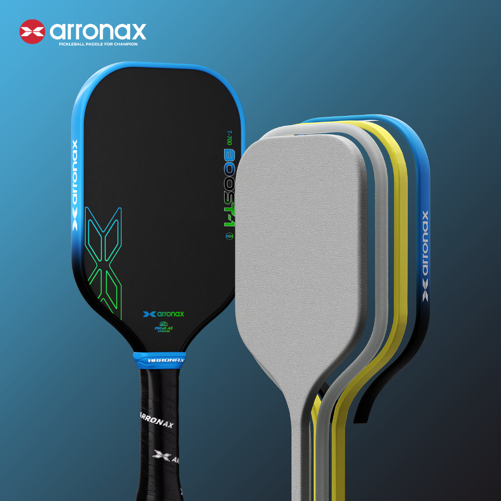 ARRONAX Boost-1 Pickleball Paddle 16mm | MPP+EVA Core | T700 Carbon Fiber | Power & Control | Large Sweet Spot Paddle