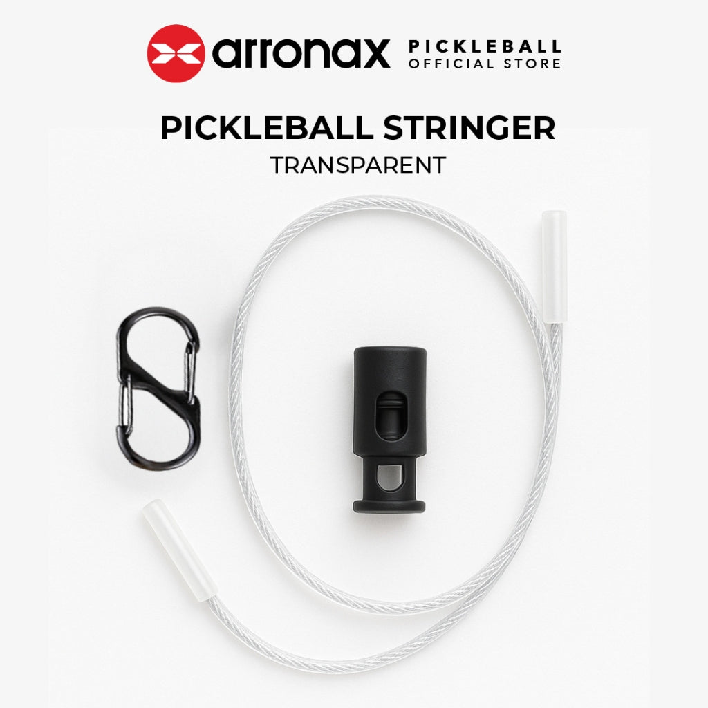 ARRONAX Stainless Steel Pickleball Ball Stringer – Coated Cable Holder for 5 Pickleballs with Hanging Hook
