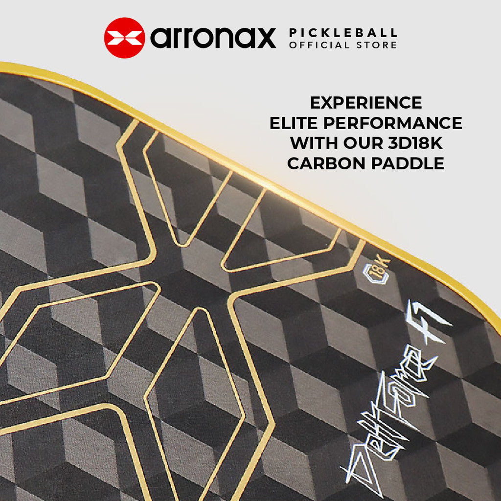 ARRONAX DETTFOREC F1 18K Carbon Fiber Control & Power Pickleball Paddl –  Arronax Malaysia