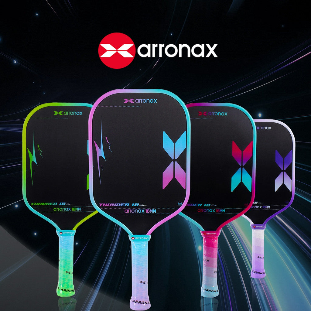 ARRONAX THUNDER 10 Gen 4 Foam Core Carbon Fiber Pickleball Paddle (EPP + EVA Dual Core, 16mm Power Series)