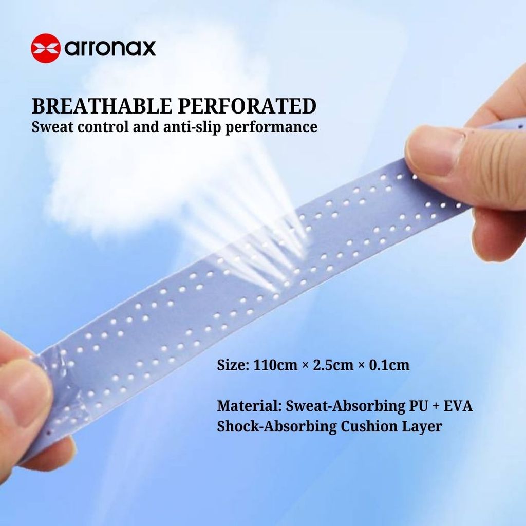 ARRONAX PR KEEL EVA Cushion Core Pickleball Grip Tape – Anti-Slip Shock-Reducing Handle Wrap & Sweat-Absorb