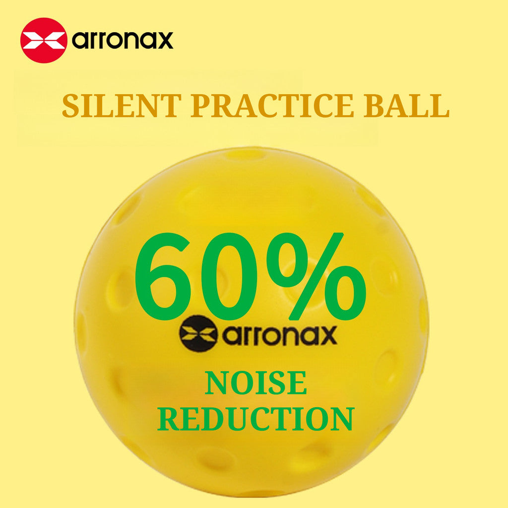 ARRONAX Silent Pickleball Training Ball – Soft PU Foam Design, 60% Noise Reduction for Indoor & Home Practice