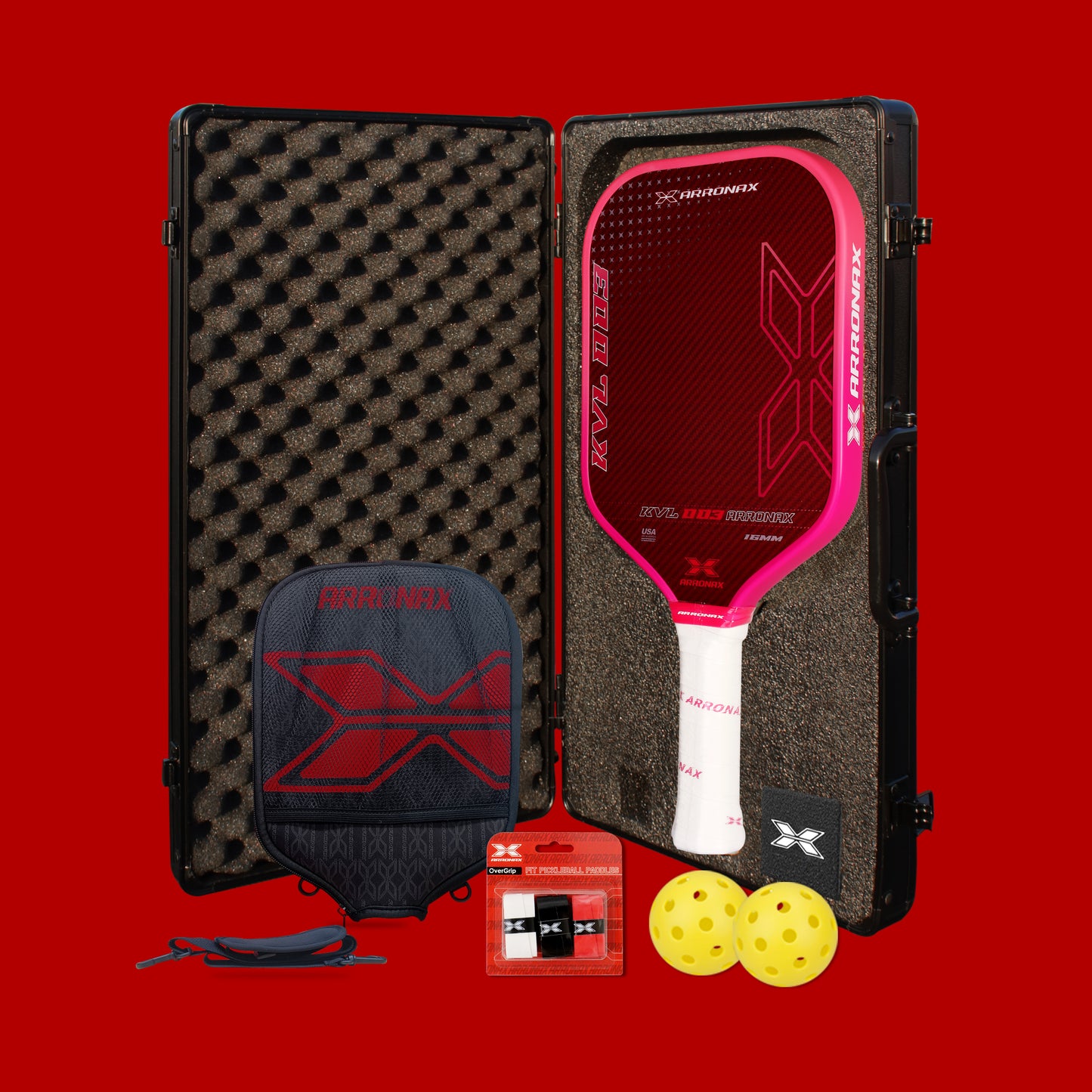 ARRONAX KVL003 Upgraded Premium Kevlar Pickleball Paddle (16mm) - Arronax.