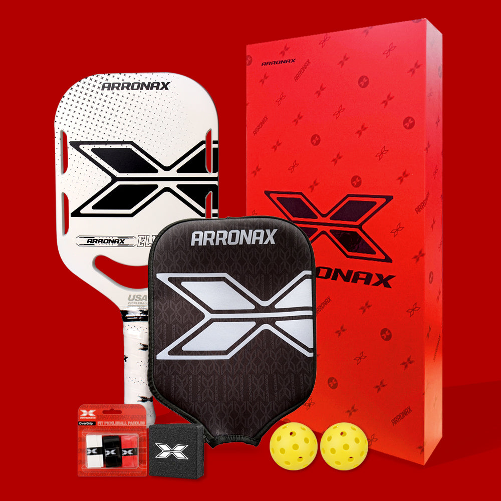 Elite X3 Carbon Traction Pickleball Paddle (16mm) - Arronax.